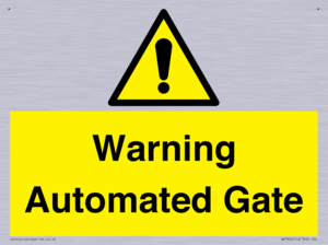 Warning Automated Gate